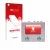 Front side of a product packaging with the brand logo upscreen. Next to it is the device Hotone Ampero Mini shown with the cor