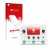 Front side of a product packaging with the brand logo upscreen. Next to it is the device Hotone Ampero II Stomp shown with the