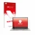 Front side of a product packaging with the brand logo upscreen. Next to it is the device ASUS ZenBook S 13 OLED UX5304 shown w