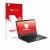 Front side of a product packaging with the brand logo upscreen. Next to it is the device Fujitsu Lifebook U7410 shown with the