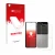 Front side of a product packaging with the brand logo upscreen. Next to it is the device Samsung Galaxy Z Flip 6 (Front+Back) 