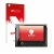 Front side of a product packaging with the brand logo upscreen. Next to it is the device Xzent F-285 shown with the correspond