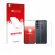 Front side of a product packaging with the brand logo upscreen. Next to it is the device Samsung Galaxy S25 Plus (Front+Back) 