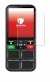 Image of the device Geemarc CL8000 with a wide variety of screen protectors.