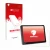 Front side of a product packaging with the brand logo upscreen. Next to it is the device Carpuride W702BS 7" shown with the co