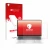 Front side of a product packaging with the brand logo upscreen. Next to it is the device HP EliteBook X G1a 14" shown with the