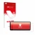 Front side of a product packaging with the brand logo upscreen. Next to it is the device Xtrons QLB22X3UNL 12,3" shown with th
