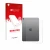 Front side of a product packaging with the brand logo upscreen. Next to it is the device Apple iPad Air 11" M3 2025 (Back) sho