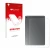 Front side of a product packaging with the brand logo upscreen. Next to it is the device Samsung Galaxy Tab S10 FE+ (Back) sho
