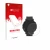 Front side of a product packaging with the brand logo upscreen. Next to it is the device Crivit Sport-Smartwatch shown with th