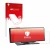 Front side of a product packaging with the brand logo upscreen. Next to it is the device Avylet RC11 8.1" shown with the corre