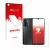 Front side of a product packaging with the brand logo upscreen. Next to it is the device Samsung Galaxy A17 5G (Front+Back) sh