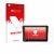 Front side of a product packaging with the brand logo upscreen. Next to it is the device Carpuride W502 Pro 5" shown with the 