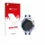 Front side of a product packaging with the brand logo upscreen. Next to it is the device Huawei Watch Ultimate 2 Blue shown wi