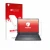 Front side of a product packaging with the brand logo upscreen. Next to it is the device Dell Alienware 16 Area-51 shown with 