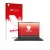 Front side of a product packaging with the brand logo upscreen. Next to it is the device MSI Stealth A16 AI+ shown with the co