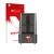 Front side of a product packaging with the brand logo upscreen. Next to it is the device Anycubic Photon Mono 4 shown with the