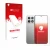 Front side of a product packaging with the brand logo upscreen. Next to it is the device Xiaomi Poco F8 Pro (Front+Camera) sho