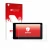 Front side of a product packaging with the brand logo upscreen. Next to it is the device Zontes 368K shown with the correspond