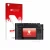 Front side of a product packaging with the brand logo upscreen. Next to it is the device Leica M EV1 shown with the correspond