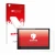 Front side of a product packaging with the brand logo upscreen. Next to it is the device Bigtreetech TFT50 V2.1 shown with the