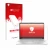 Front side of a product packaging with the brand logo upscreen. Next to it is the device HP 15s-fq2000 shown with the correspo