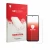 Front side of a product packaging with the brand logo upscreen. Next to it is the device Oppo A6k shown with the corresponding