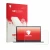 Front side of a product packaging with the brand logo upscreen. Next to it is the device ASUS Vivobook 15 F1504 shown with the