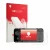 Front side of a product packaging with the brand logo upscreen. Next to it is the device Ayaneo Pocket ACE shown with the corr