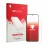 Front side of a product packaging with the brand logo upscreen. Next to it is the device Realme C73 shown with the correspondi