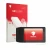 Front side of a product packaging with the brand logo upscreen. Next to it is the device Gdfnmogo Bike Computer shown with the