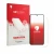 Front side of a product packaging with the brand logo upscreen. Next to it is the device Oppo F33 shown with the corresponding