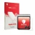 Front side of a product packaging with the brand logo upscreen. Next to it is the device Motorola Razr 70 (Back display) shown