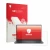 Front side of a product packaging with the brand logo upscreen. Next to it is the device Dell Pro 15 Essential PV15250 shown w