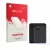 Front side of a product packaging with the brand logo upscreen. Next to it is the device Motorola Razr 70 Ultra (Back display)