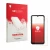 Front side of a product packaging with the brand logo upscreen. Next to it is the device iMin Swift 1 Pro shown with the corre