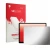 Front side of a product packaging with the brand logo upscreen. Next to it is the device Tesla Model Y Juniper 16" shown with 