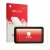 Front side of a product packaging with the brand logo upscreen. Next to it is the device Interphone Sync55B shown with the cor