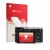 Front side of a product packaging with the brand logo upscreen. Next to it is the device Panasonic Lumix DC-L10 shown with the