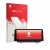 Front side of a product packaging with the brand logo upscreen. Next to it is the device Xtrons QBBH14NBTH shown with the corr