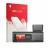 Front side of a product packaging with the brand logo upscreen. Next to it is the device Wolfbox i03 shown with the correspond
