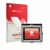 Front side of a product packaging with the brand logo upscreen. Next to it is the device Shearwater Perdix 3 shown with the co