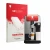 Front side of a product packaging with the brand logo upscreen. Next to it is the device Cecotec Cremmaet Latte Art A90_EU01 s