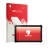 Front side of a product packaging with the brand logo upscreen. Next to it is the device Magewell Director Plus shown with the