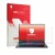 Front side of a product packaging with the brand logo upscreen. Next to it is the device Acer Nitro 18 AI AN18-61 shown with t