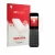 Front side of a product packaging with the brand logo upscreen. Next to it is the device HMD 2660 Flip 4G shown with the corre