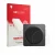 Front side of a product packaging with the brand logo upscreen. Next to it is the device FiiO SnowSky Disc shown with the corr