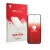 Front side of a product packaging with the brand logo upscreen. Next to it is the device Google Pixel 11 shown with the corres