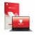 Front side of a product packaging with the brand logo upscreen. Next to it is the device Chuwi UniBook shown with the correspo