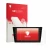 Front side of a product packaging with the brand logo upscreen. Next to it is the device Dynavin D10-W211 Premium shown with t